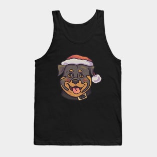 Christmas Rottweiler Tank Top